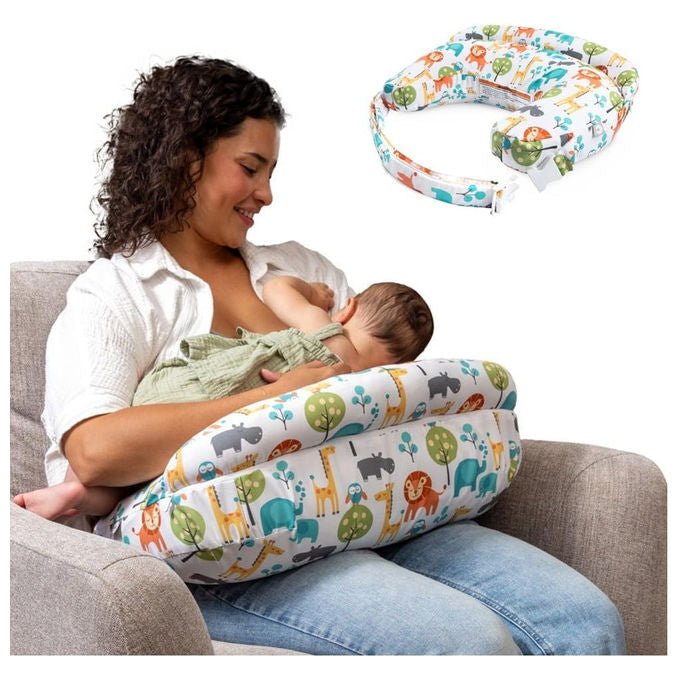 Chicco Boppy Cuscino Allattamento Deluxe Ergonomico Sfoderabile e Lavabile