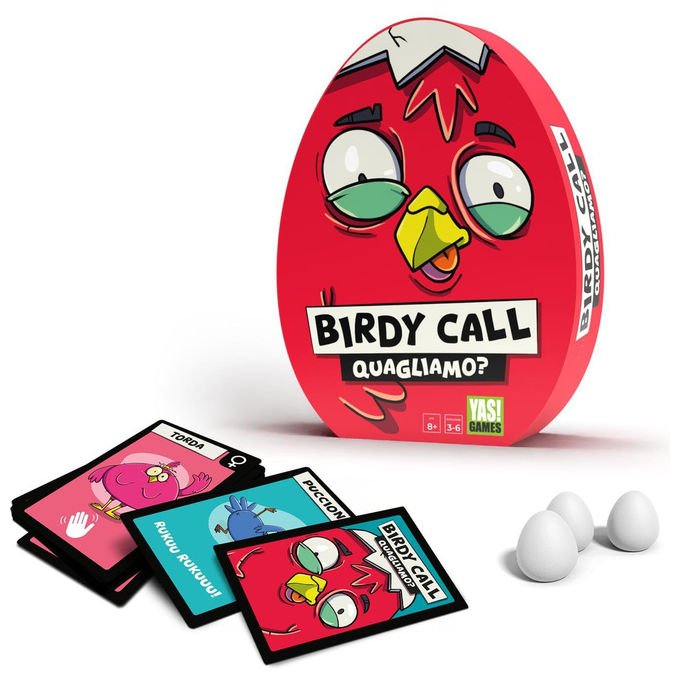 Yas Games, Birdy Call, Gioco da Tavolo, L'Unico in Italiano, Party Game, 3-6 Giocatori, 8+