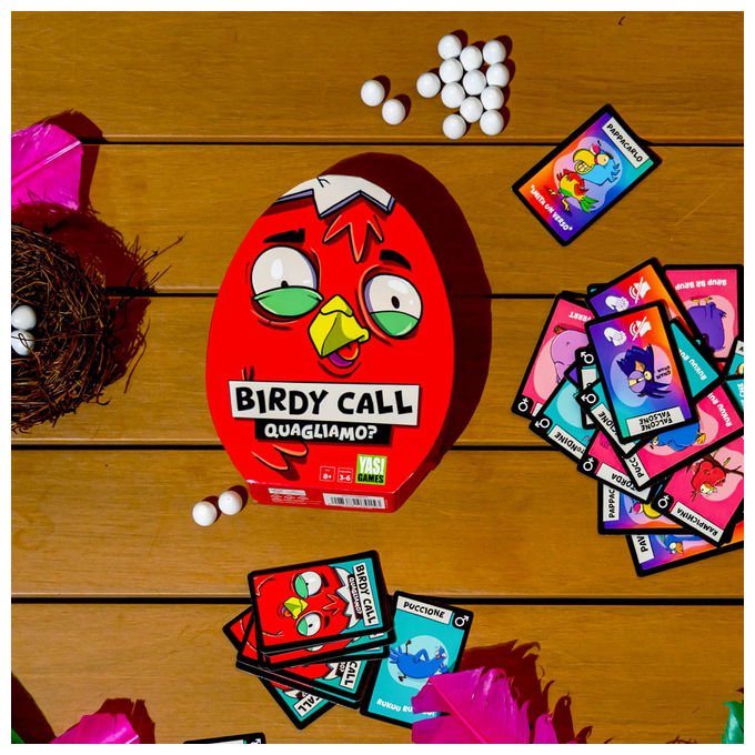 Yas Games, Birdy Call, Gioco da Tavolo, L'Unico in Italiano, Party Game, 3-6 Giocatori, 8+