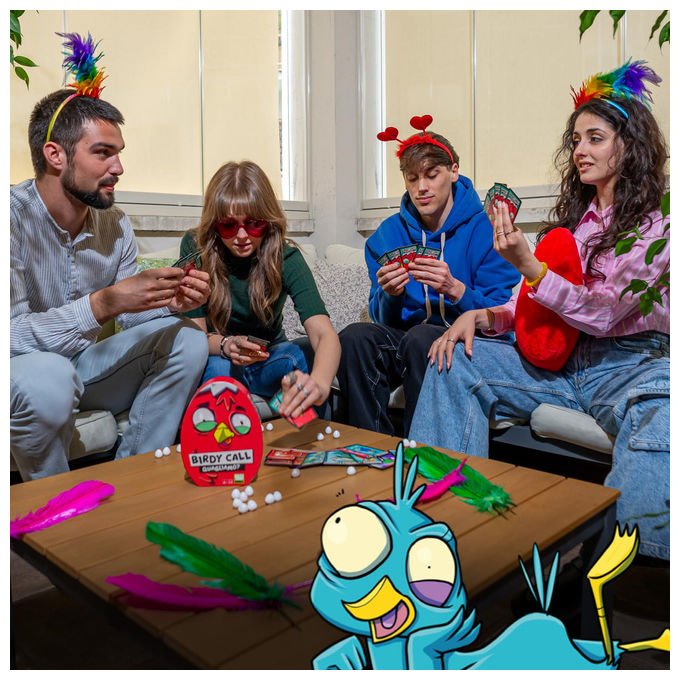 Yas Games, Birdy Call, Gioco da Tavolo, L'Unico in Italiano, Party Game, 3-6 Giocatori, 8+