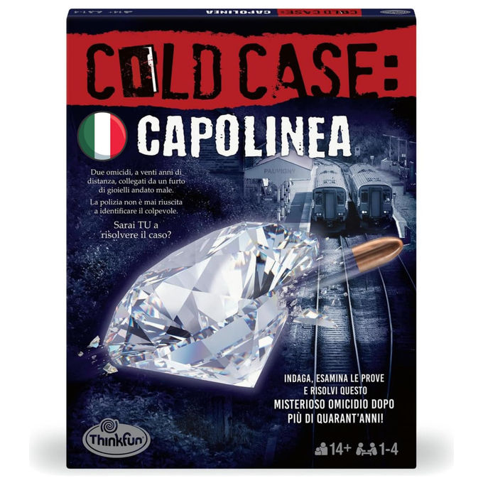 ThinkFun, Cold Case 4, Gioco da Tavolo Investigativo, Escape Room, Caso Irrisolto
