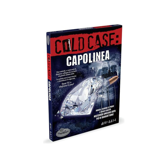 ThinkFun, Cold Case 4, Gioco da Tavolo Investigativo, Escape Room, Caso Irrisolto