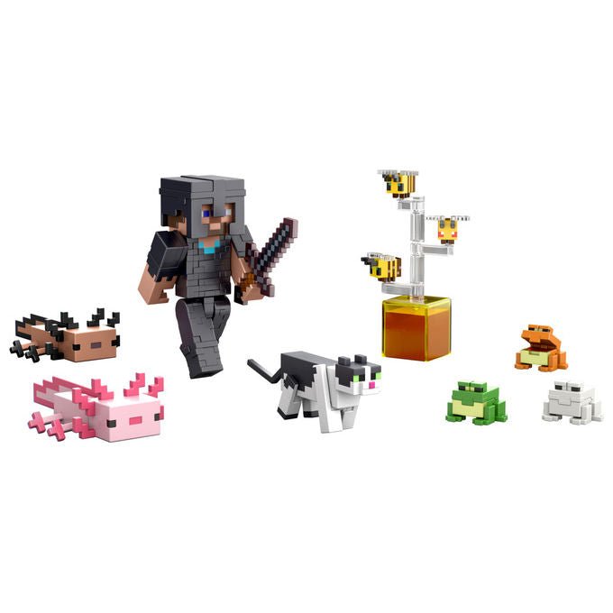 Mattel, Minecraft Action Figure, GTP08 Giocattolo, Colori Assortiti
