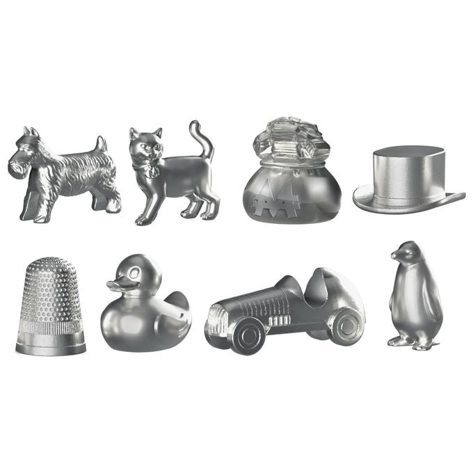 Hasbro Gaming, Monopoly, Gioco da Tavolo per Famiglia e Amici, Include Vaschetta e Pedine Grandi, 2-6 Giocatori