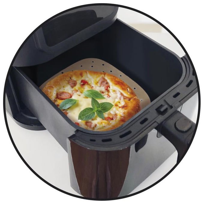 Guardini 15842AIR Air Fryer Fogli Quadrati Forati Monouso 100 pz 21.7x21.7 cm Carta Antiaderente 220°C