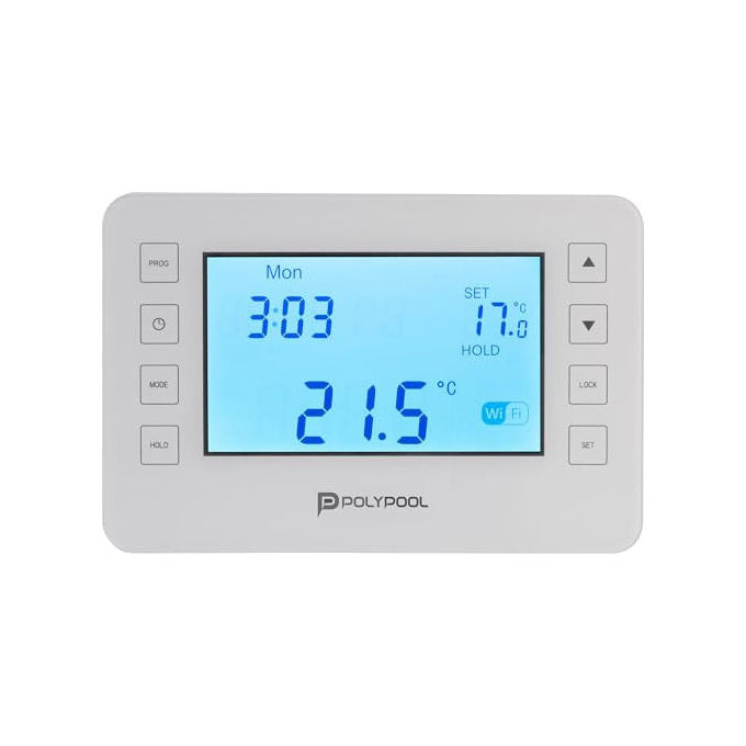 Poly Pool, Termostato Digitale Smart Wi-Fi, Programmabile, Compatibile Alexa Google Home, PP1471
