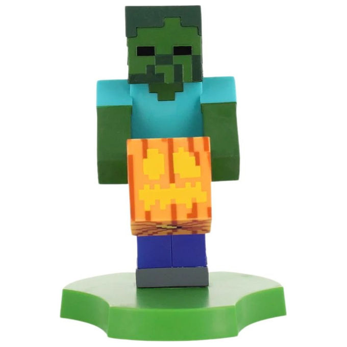 Cable Guys, Supporto Controller, Minecraft Zombie, Supporto Manette, 11cm, Blu Verde