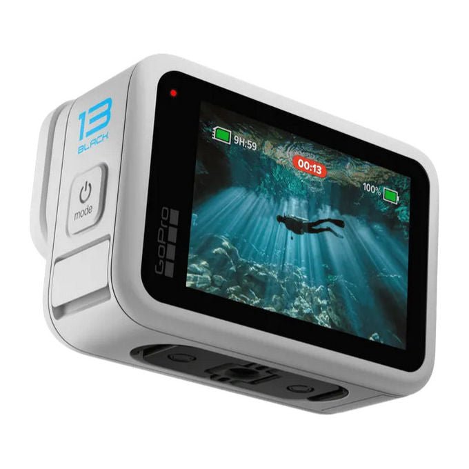 GoPro, Action Camera Hero13 Black, 5.3K Ultra HD, Polar White, Impermeabile