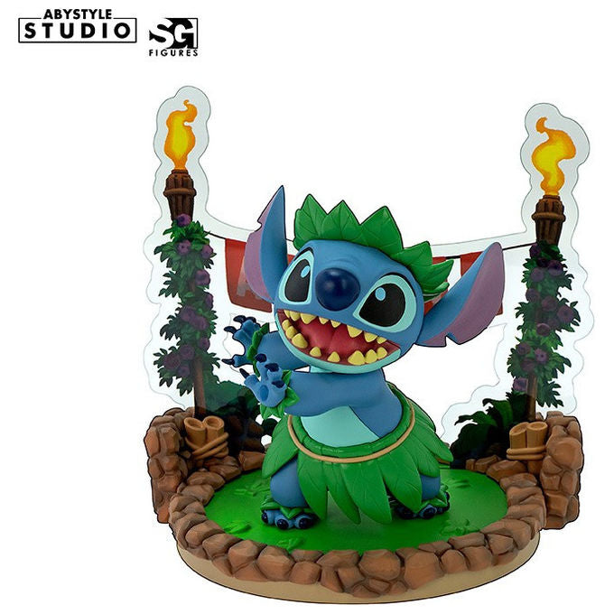 Abysse Corp, Statuetta Stitch Hula, 10 cm, PVC, Lilo and Stitch