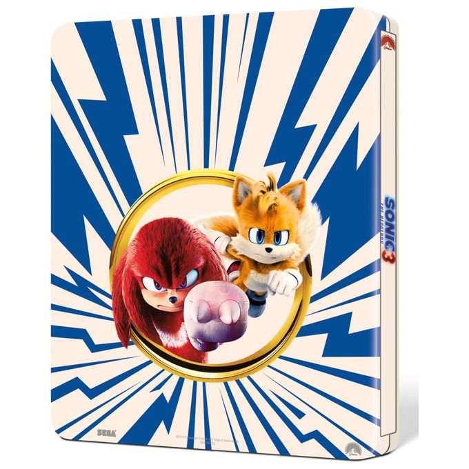 Sonic 3 Steelbook, Paramount, 4K Ultra HD, Blu-ray, Edizione Italiana