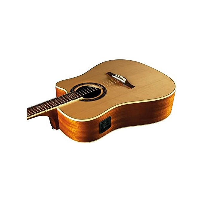 Eko, Chitarra Acustica Elettrificata Dreadnought Cutaway, Fishman Presys II, Mogano, Naturale