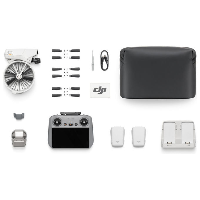 DJI Flip Fly More Combo RC 2, Quadrirotore, 48 MP, 4K, Nero Bianco
