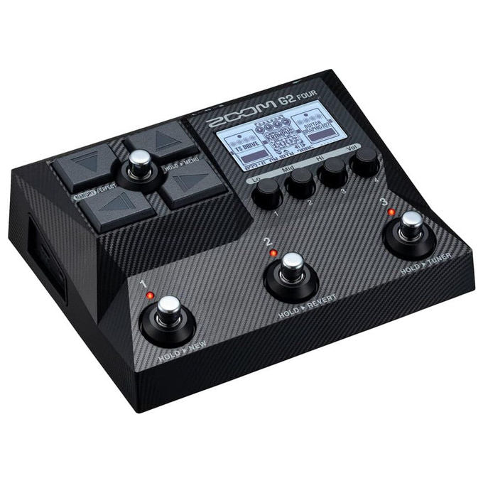 Zoom, G2 Four, Pedaliera Multieffetto per Chitarra, 79 Effetti, Looper 80 Secondi