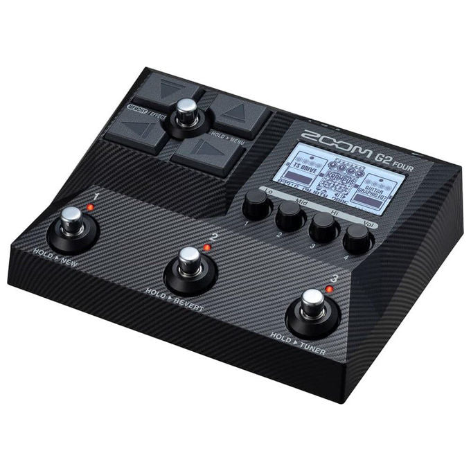 Zoom, G2 Four, Pedaliera Multieffetto per Chitarra, 79 Effetti, Looper 80 Secondi