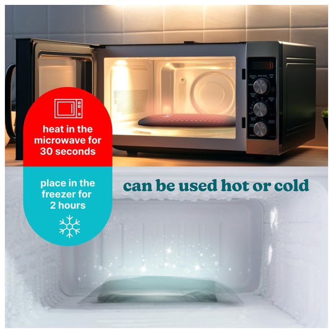 Homedics, Supporto Caviglia con Gel Caldo Freddo, Ultra Morbida, Traspirante, SR GA800, Nero