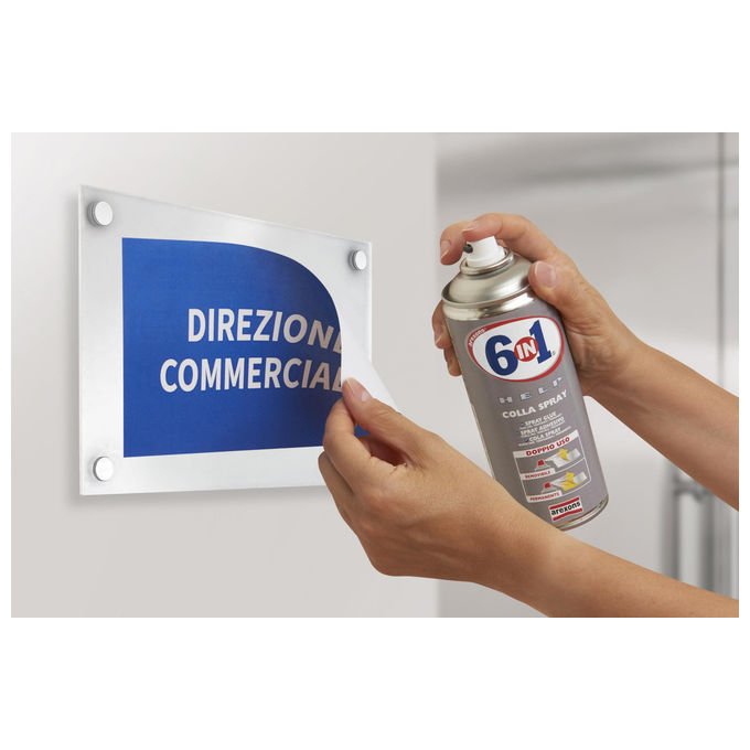 Arexons, Colla Spray, Doppia Azione 6in1 Help, Permanente e Temporanea, 400 ml