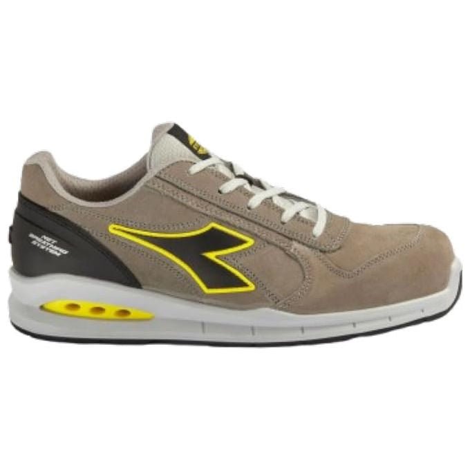 Diadora Utility, Scarpe Antinfortunistiche, S3S FO SR, Grigie, Run Net Airbox, Taglia 44