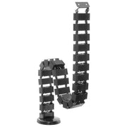 Equip, Organizer per Cavi da Pavimento, Nero, ABS Sintetico, Acciaio, 650808 - Yeppon