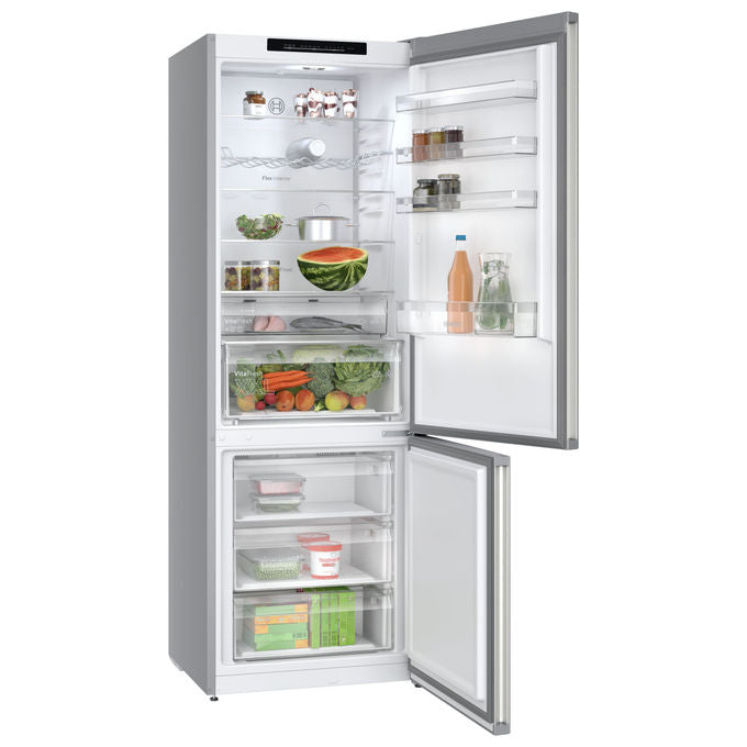 Bosch Frigorifero Combinato Serie 4 KGN492IAF Acciaio Anti-Impronta