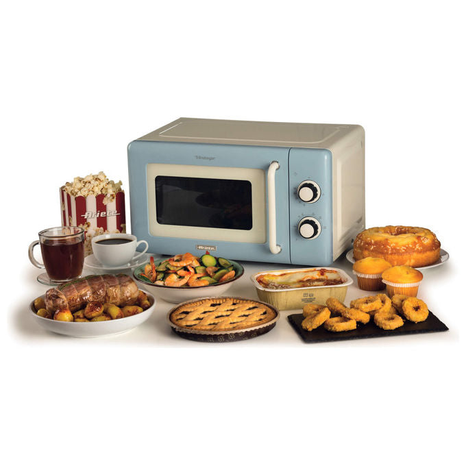 Ariete Forno Microonde Vintage Celeste 20L 800W