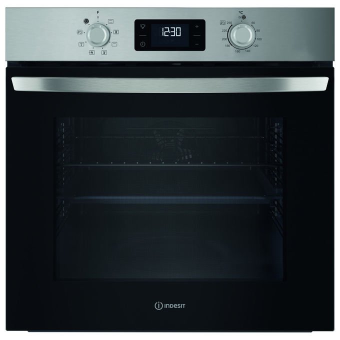 Indesit fIO 255H X Forno multifunzione inox 8 funzioni classe A 71 lt con idrolisi design moderno e capiente