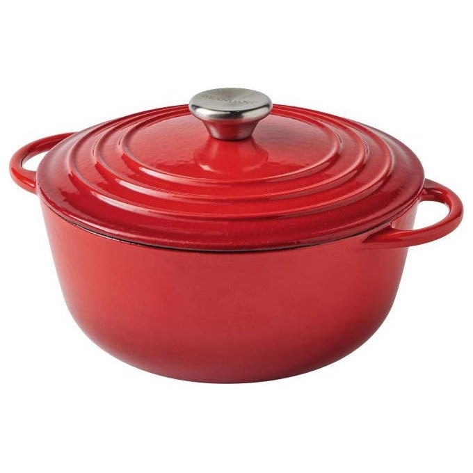 Brandani Casseruola Cocotte Rossa Ghisa Smaltata 3 lt - Yeppon