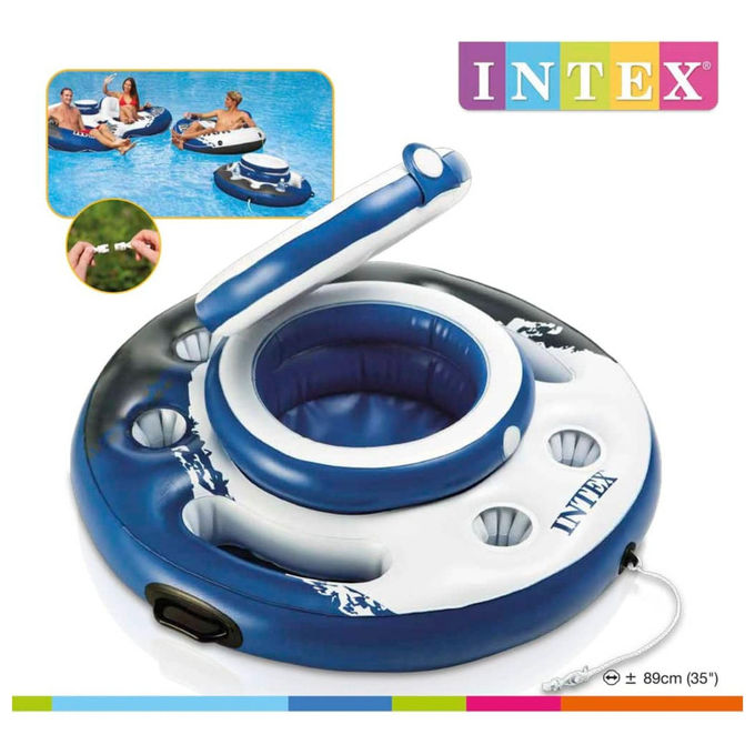 Intex mini frigo galleggiante gonfiabile per piscina 89 cm 24 lattine 56822