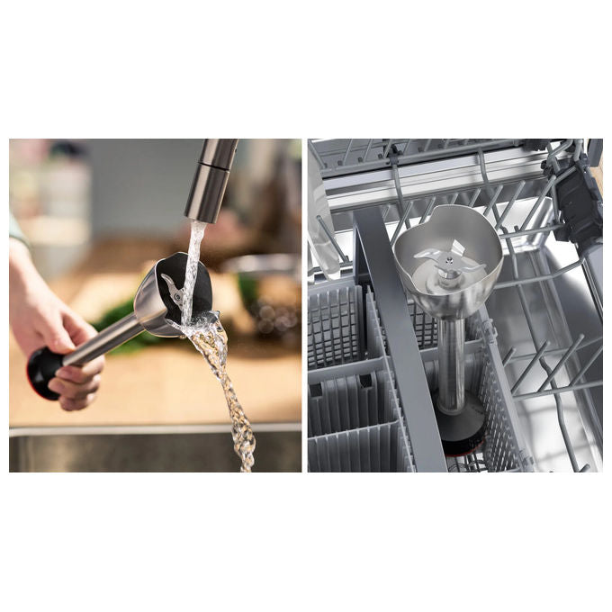 Bosch frullatore ad immersione MSM4B620 ErgoMaster 1000W nero QuattroBlade AntiSplash