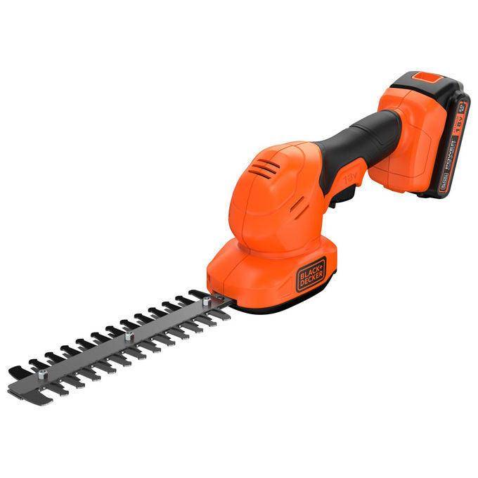 Black + Decker tagliasiepi e cesoia a batteria 18v bcss18d1 2 in 1