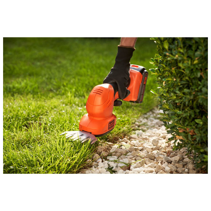 Black + Decker tagliasiepi e cesoia a batteria 18v bcss18d1 2 in 1