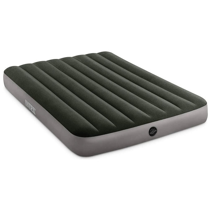 Intex 64108 Prestige Downy Materasso Gonfiabile Piazza e Mezza Fiber-Tech 137x191x25 cm 272 Kg colore Verde