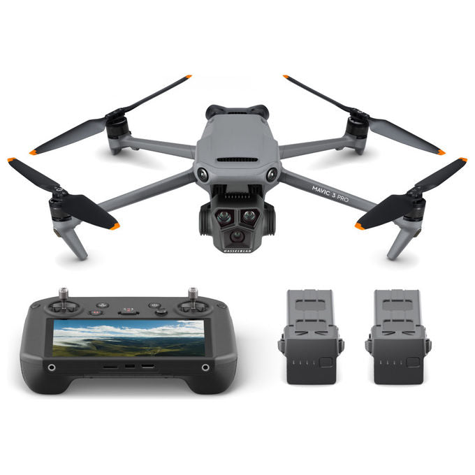 DJI Mavic 3 Pro drone Fly More Combo con RC Pro 4 rotori 12MP 5.1K video grigio
