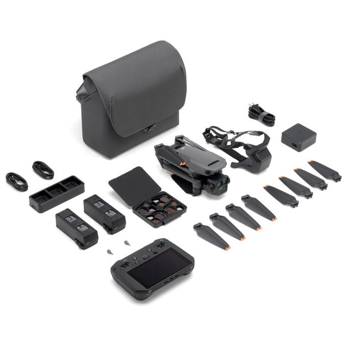 DJI Mavic 3 Pro drone Fly More Combo con RC Pro 4 rotori 12MP 5.1K video grigio