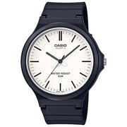 Casio orologio analogico quarzo unisex cinturino resina impermeabile 5 bar mw2407evef