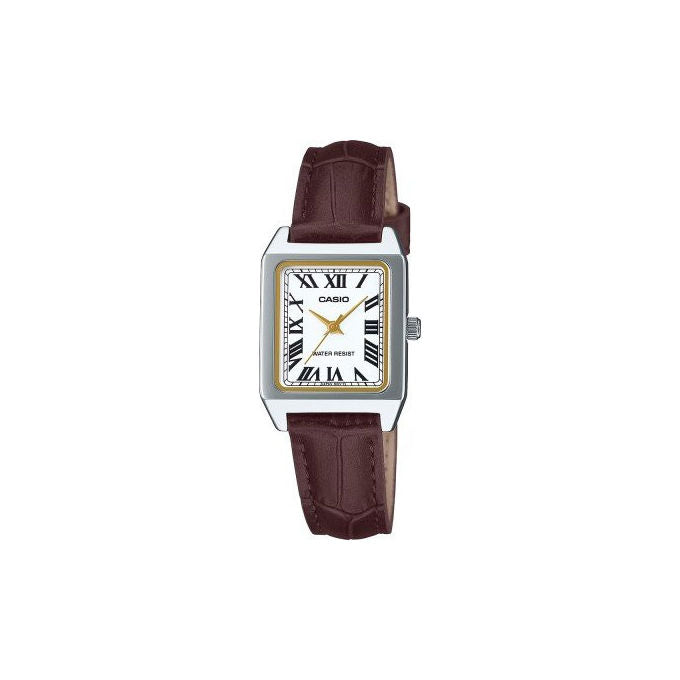 Casio orologio donna vintage analogico quarzo ltpb150l7b2ef pelle marrone acciaio bicolore