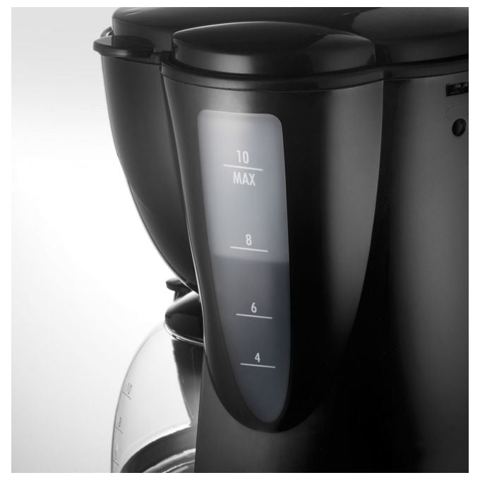 De longhi macchina caffe' filtro americano icm 2.1b 10 tazze 1,5 litri caraffa vetro nero