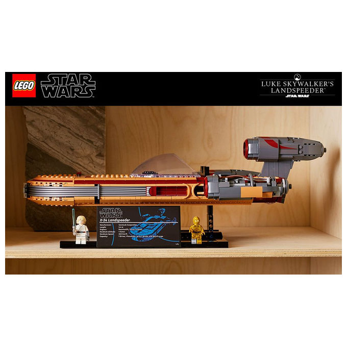 Lego Star Wars Landspeeder di Luke Skywalker 75341 set da costruzione 1890 pezzi 18+