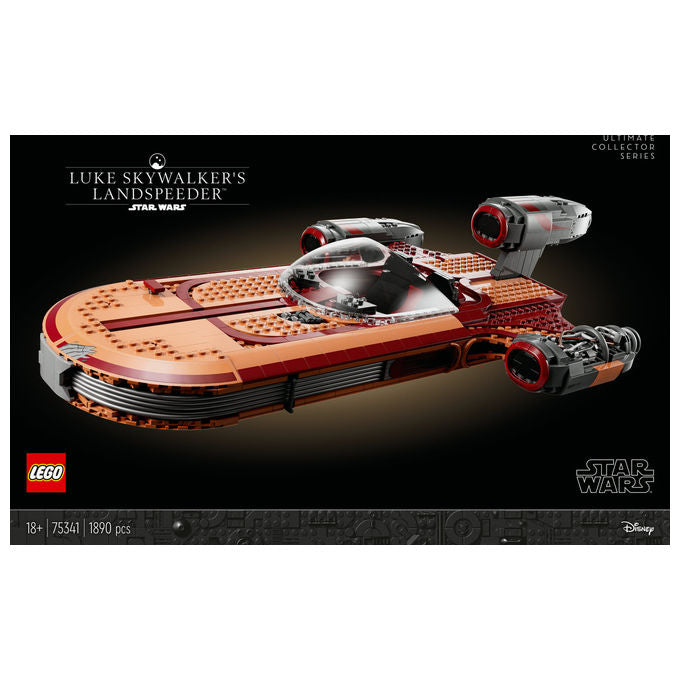 Lego Star Wars Landspeeder di Luke Skywalker 75341 set da costruzione 1890 pezzi 18+