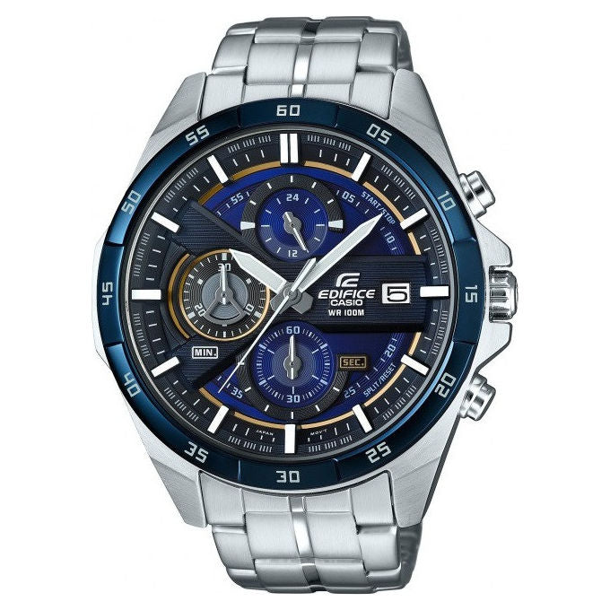 Casio edifice orologio uomo cronografo quarzo efr556db2avuef blu acciaio impermeabile