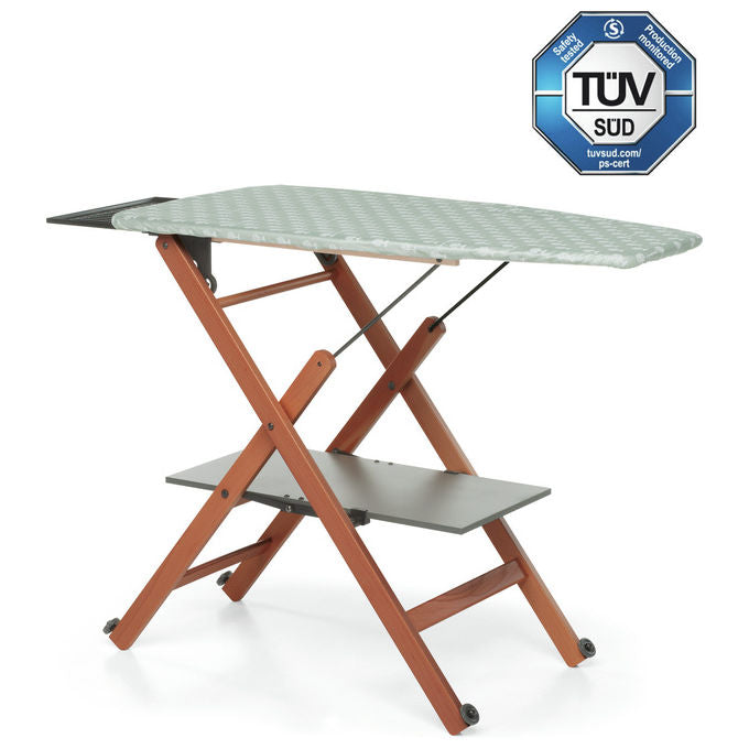 Foppapedretti asse da stiro Assai Evo 102x49cm regolabile ripiegabile legno noce