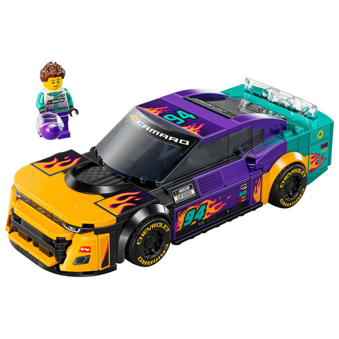 Lego 76935 Speed Champions Set Costruzione NASCAR Next Gen Chevrolet Camaro ZL1 328 Pezzi