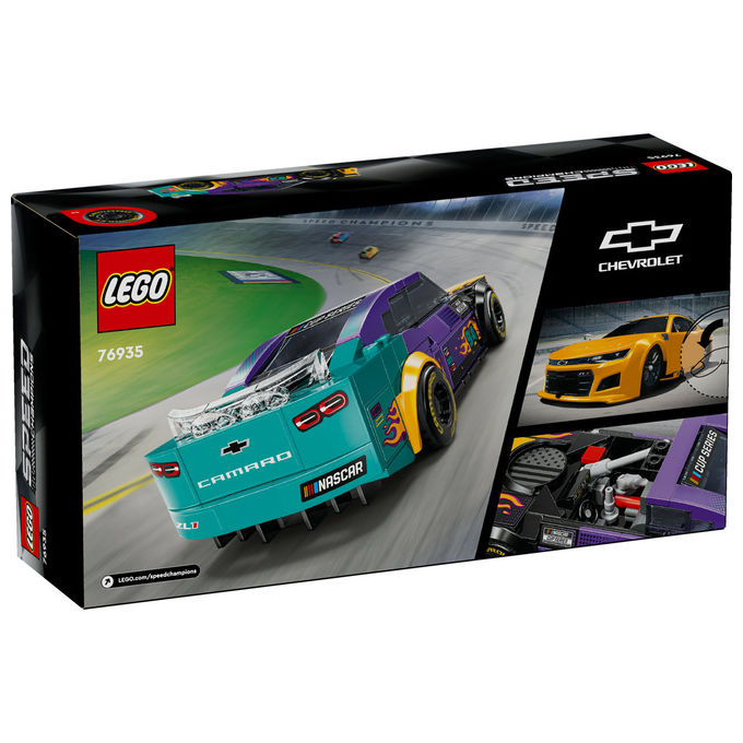 Lego 76935 Speed Champions Set Costruzione NASCAR Next Gen Chevrolet Camaro ZL1 328 Pezzi