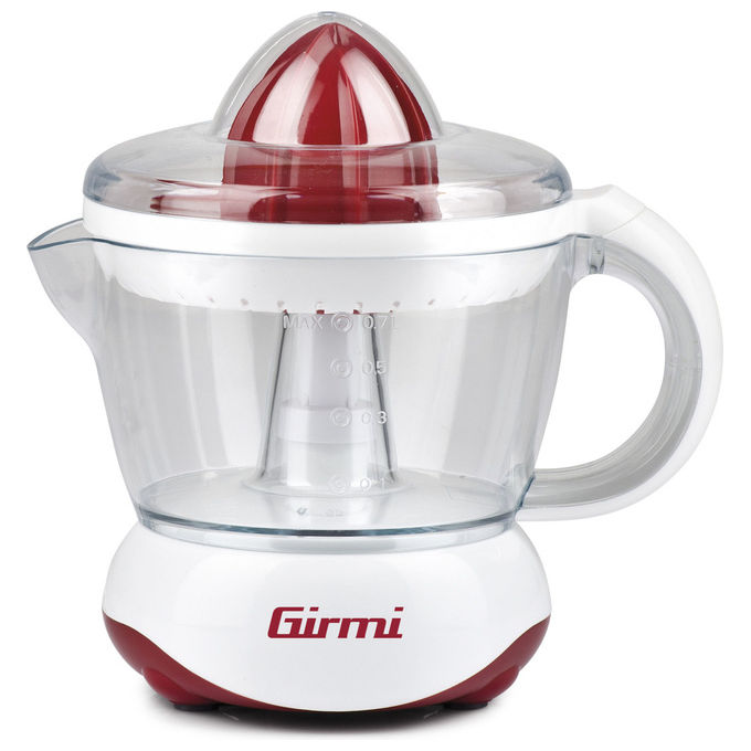 Girmi spremiagrumi elettrico automatico SR02 25W 0,7L rosso e bianco doppia coppa