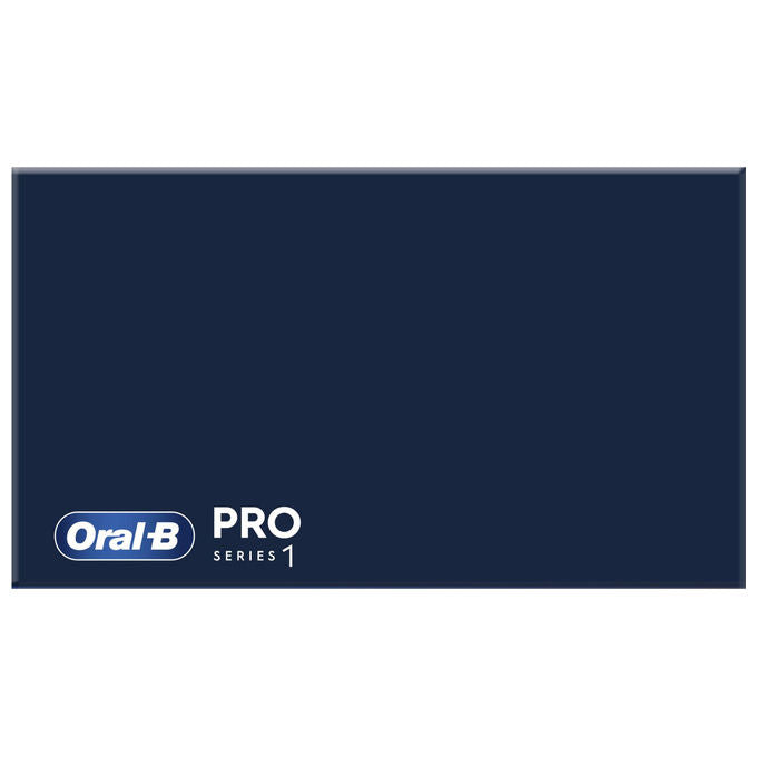 Oral B spazzolino elettrico ricaricabile series 1 blu con timer e 2 testine