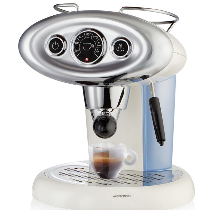 Illy macchina caffe' x7.1 iperespresso automatica a capsule bianca 1l
