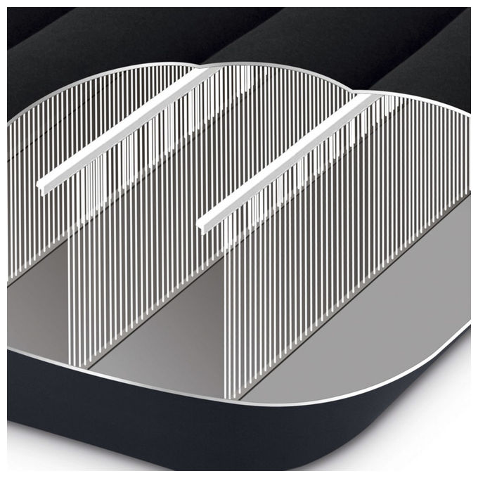 Intex materasso gonfiabile piazza e mezza 137x191x25 cm fiber tech dura beam 64142