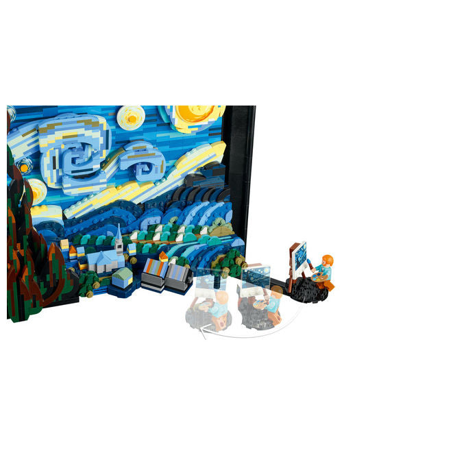LEGO Ideas set costruzione 3D notte stellata di Van Gogh 2316 pezzi per adulti 21333