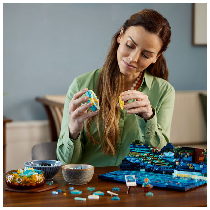 LEGO Ideas set costruzione 3D notte stellata di Van Gogh 2316 pezzi per adulti 21333