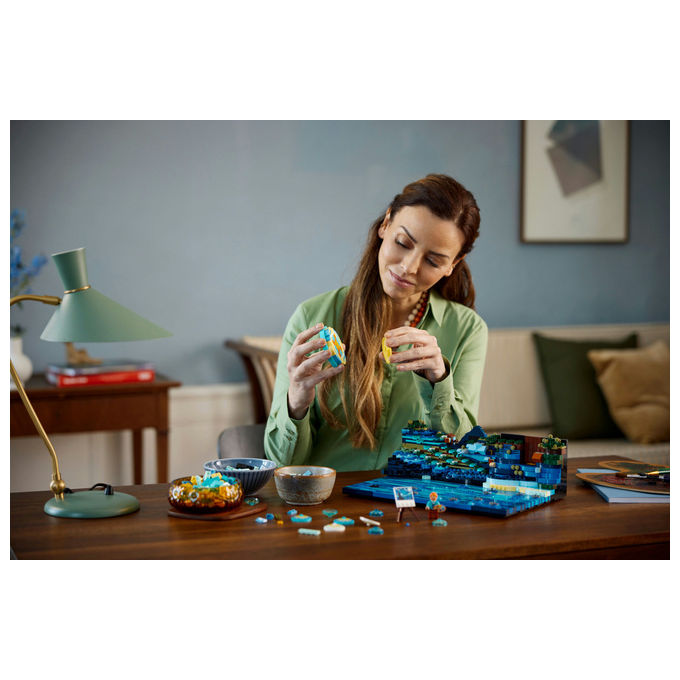 LEGO Ideas set costruzione 3D notte stellata di Van Gogh 2316 pezzi per adulti 21333