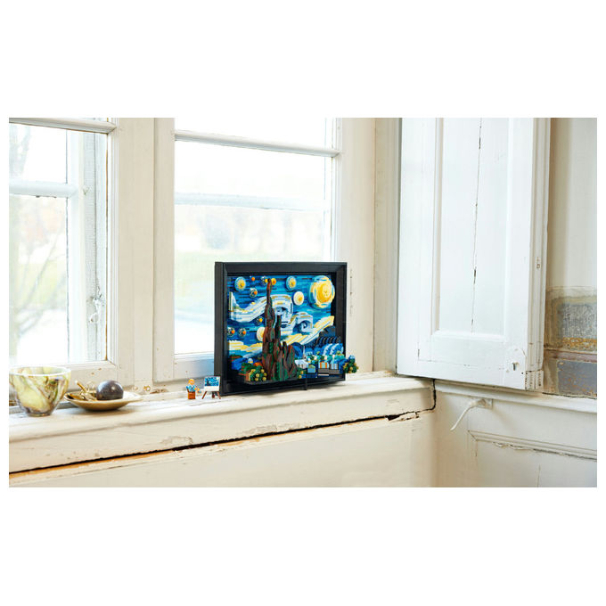 LEGO Ideas set costruzione 3D notte stellata di Van Gogh 2316 pezzi per adulti 21333